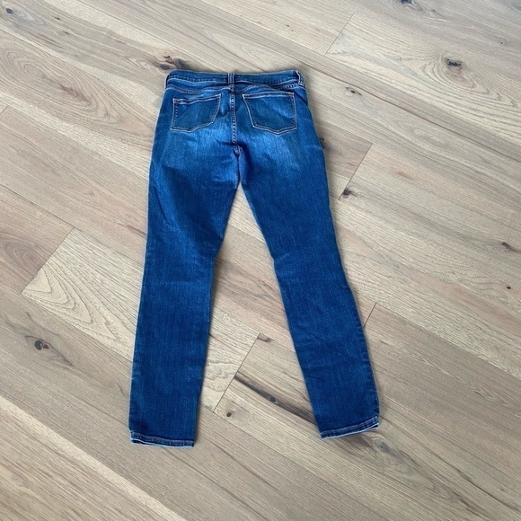 J Crew Womens Mid Rise Stretch Dark Wash Skinny Jeans Size 27/28 - Picture 3 of 10